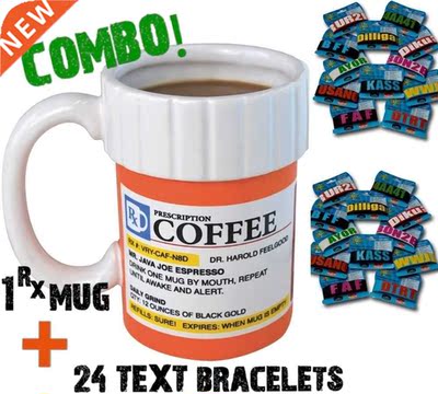Prescription Pill Bottle Mug Creative Prescription Medicine