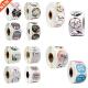 Flowers Thank Labels Roll Round Paper 500Pcs Sticker You