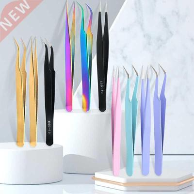 Qiao Excellent Quality Tweezers Bend+Straight New Stainless