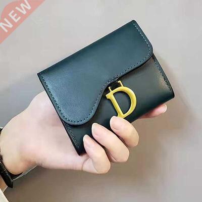 New Famous Designer D Brand Style Ladies Wallet Card Bag Lea