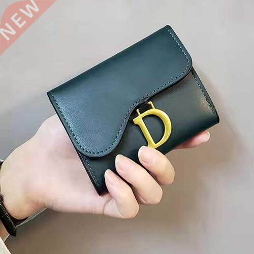 New Famous Designer D Brand Style Ladies Wallet Card Bag Lea