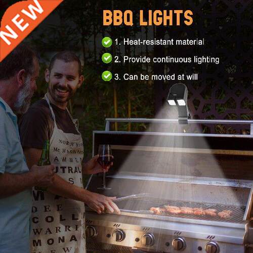 Multifunction Camping Barbecue Light Adjustable BBQ Light