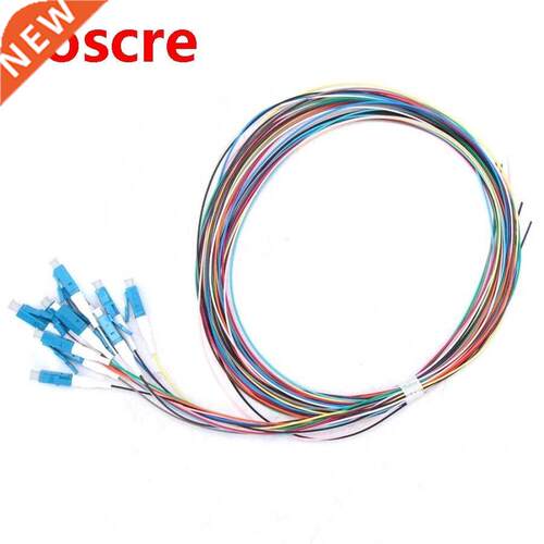 1.5m 12 Strand Fiber Optic Pigtail LC/UPC Single Mode Low In