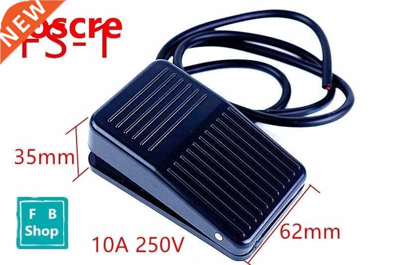 1PCS FS-1 Line length 1m SPDT 250V 10A blavk Nonslip Metal M