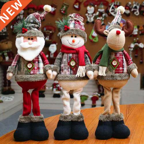 Christmas Dolls ree Decor New Ye 2022 Ornament Reindeer Sn