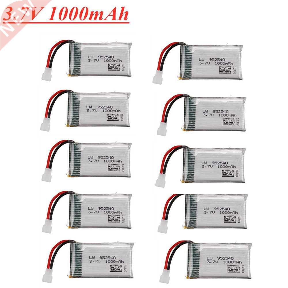 3.7V 1000mAh 25c Lipo Battery 952540 For Syma X5 X5C X5C-1 X图片