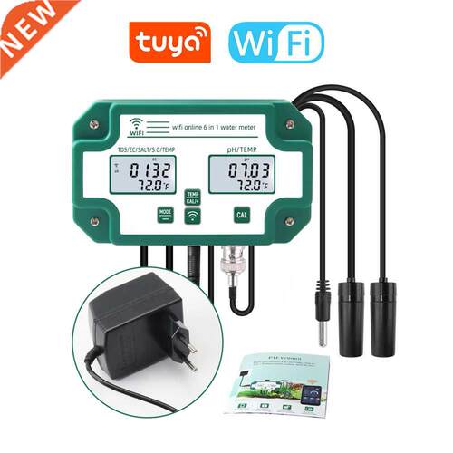 6in1 Water Quality Tester Tuya WiFi MultiParameter Water Qua