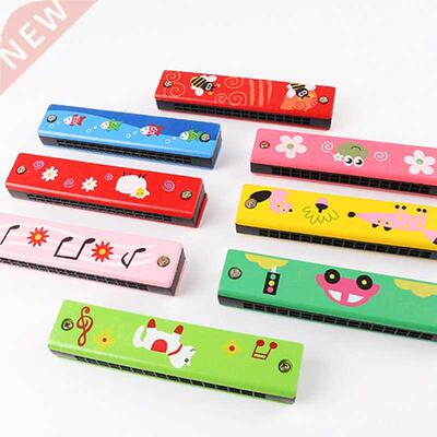 Children Musical Wooden Harmonica Baby Early Educational Ins