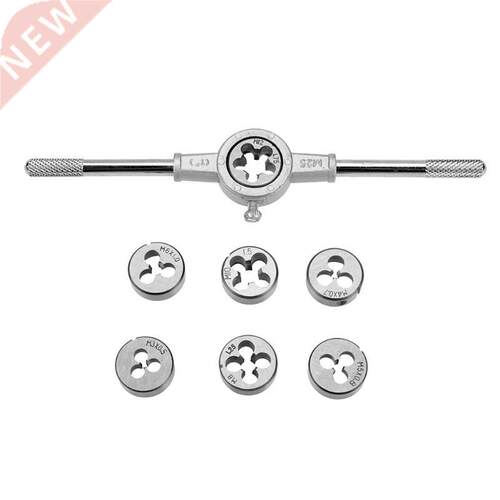8Pcs M3 M4 M5 M6 M8 M10 M12 Metric HSS Circular Tap and Die