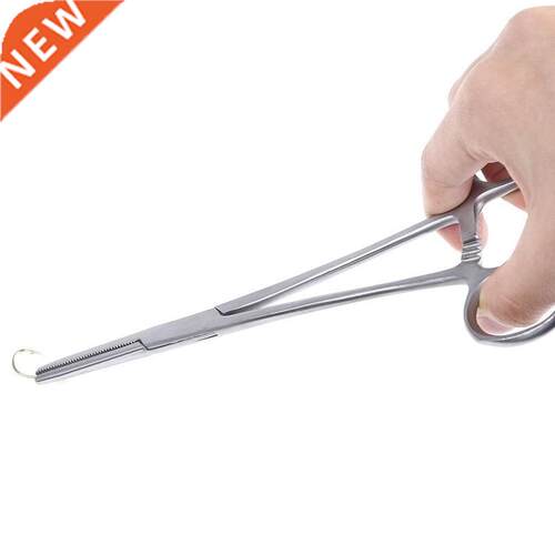 Stainless Steel Curved Tip and Straight Tip Forceps Locking