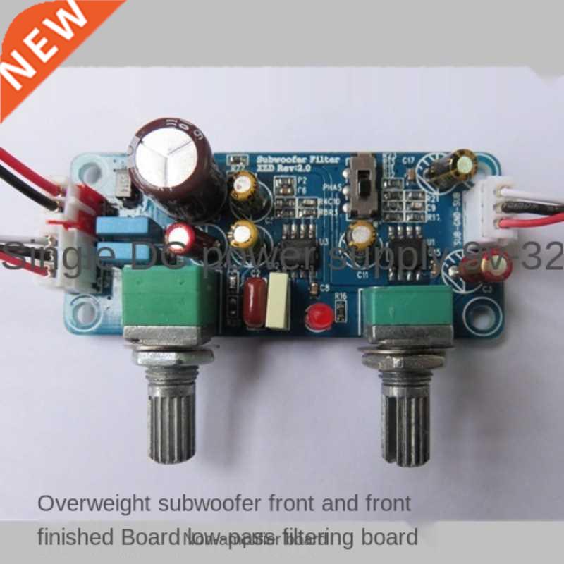 Low Pass Filter Bass Subwoofer Preamp Amplifier Board Single