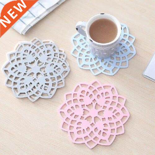Table Mats Drink Coaster Table Placemats Flower Hot Pad