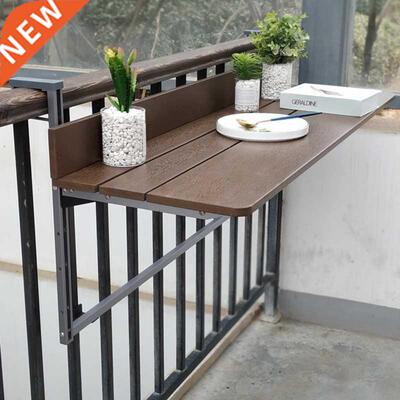 Balcony railing hanging table Folding convenient hanging