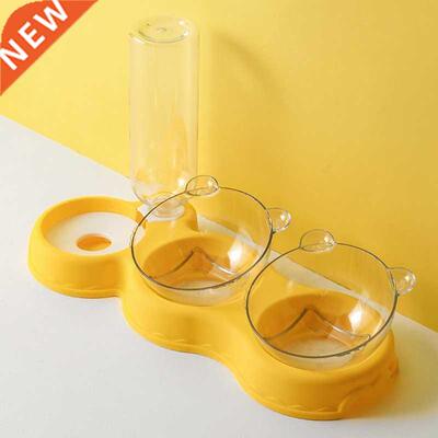 Double Elevated Cat Bowls with Raised Stand Cat Bowls for