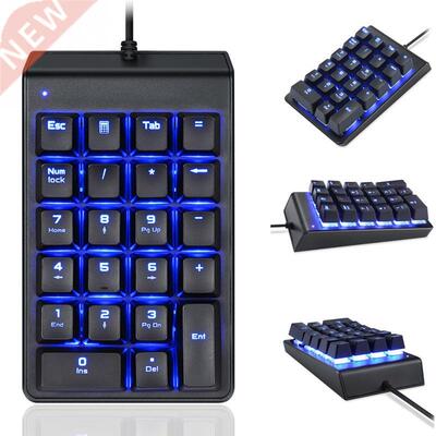 New Mini Black USB Numeric Keyboard Keyp for Laptop PC Com