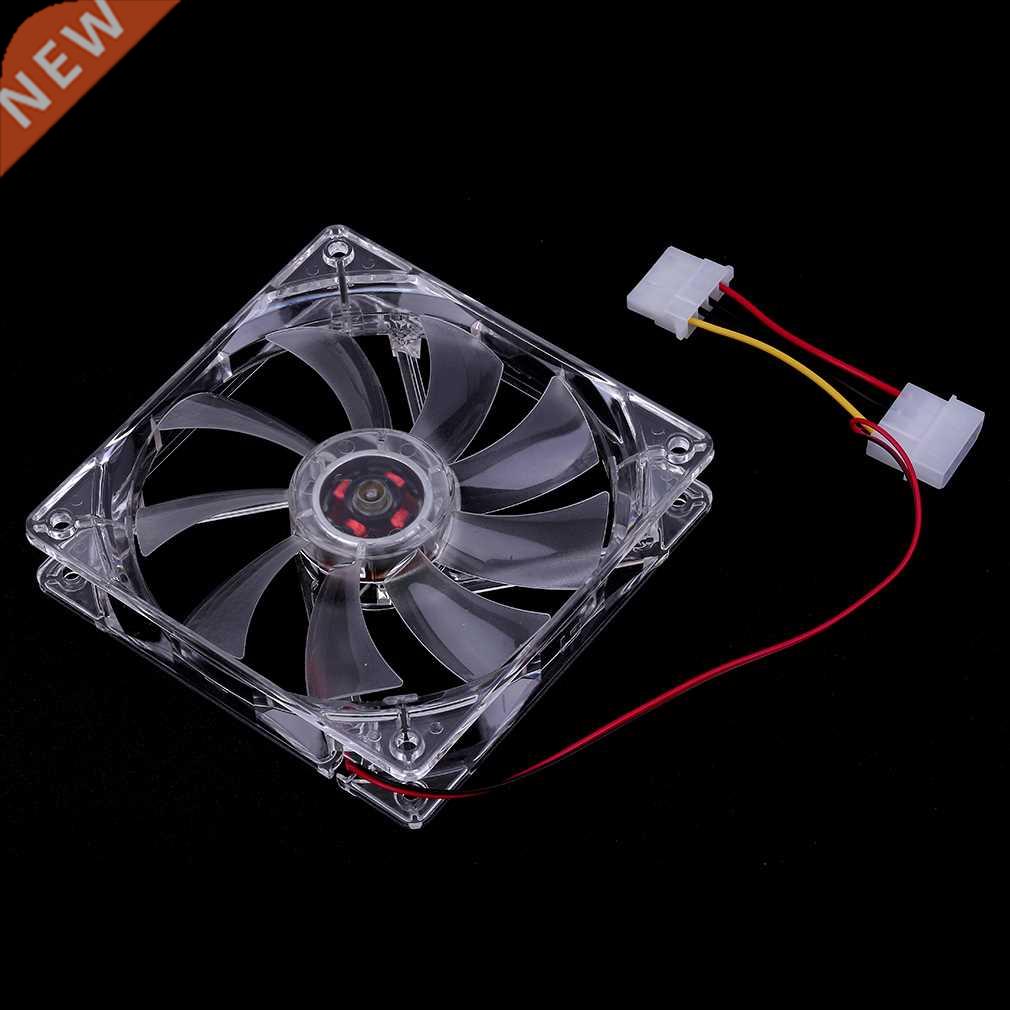 Computer Fan Sleeve earing Technology Fans 4 LED lue for