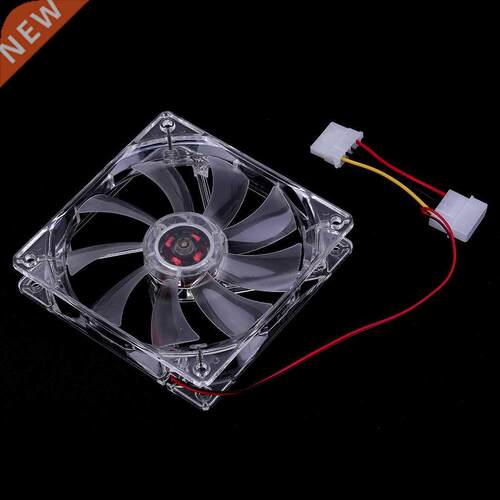 Computer Fan Sleeve earing Technology Fans 4 LED lue for