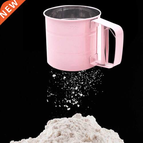 Sifter Sieve Strainer Cake Baking Household Handheld Mesh Fl