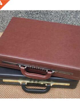 Laptop Bag 17 Inch for Men Leather Notebook Briefcase Portfo