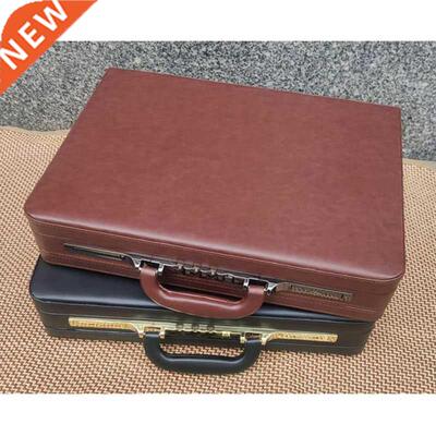 Laptop Bag 17 Inch for Men Leather Notebook Briefcase Portfo