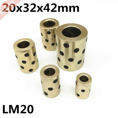 4pcs 20x32x42 mm linear graphite copper set bearing copper b