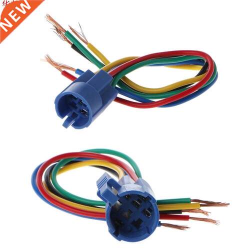 5 Pin Wire Connector Wiring Socket Plug Adapter For 16/19mm