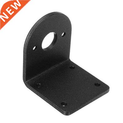 555 Motor Bracket Black L Shape Alloy Fixed Support Mounting