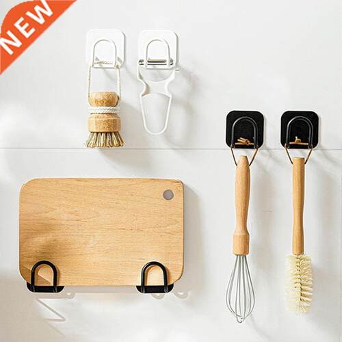 Stainless Steel Sponge Holder Storage Rack Hooks Kitchen