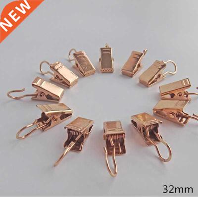 XZJJA 20Pcs Sturdy Durable Metal Curtain s Shower Hooks Livi