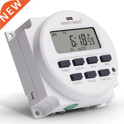 SINOTIMER TM618SH-1 1 Second Weekly Programmable Digital Tim