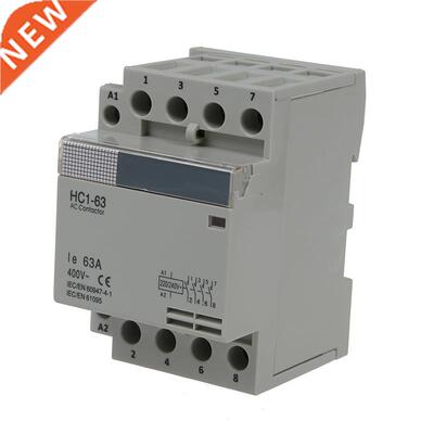 5 mm DIN Support via AC400V 6A 4-pin Modular Househd AC