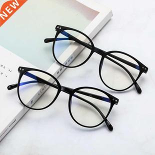 Transparent Compute Frame Blocking Glasses Light Office Blue