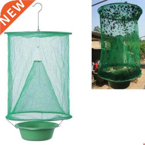 Ranch Fly Trap Green Transparent Round Reusable Effective