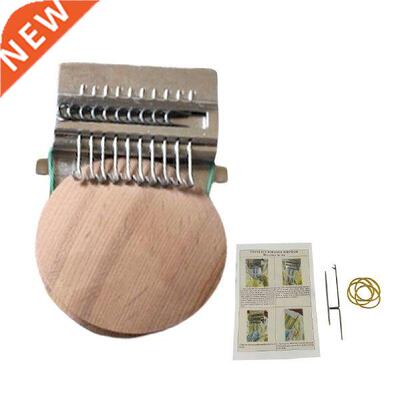 Efficient Durable Round Wooden Gift Handmade Sewing Weaving
