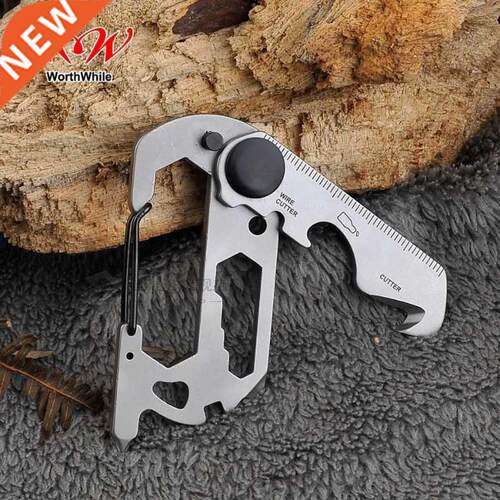 WorthWhile Multifunction Climbing Cabiner EDC Keychain Ou