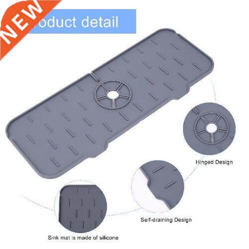 Kitchen Faucet Absorbent Mat Sink Splash Guard Microfiber