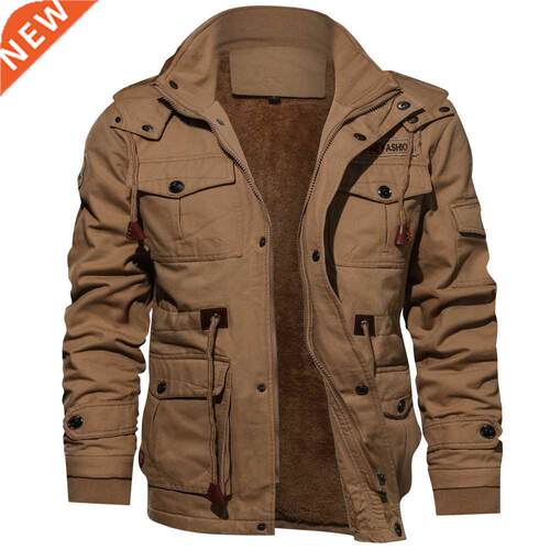 Winter Mility Jacket Men Casual Thick Thermal Coat my Pi