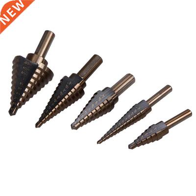 5pcs Set Hss Cobalt Multiple Hole 50 Sizes SAE Step Drills 1