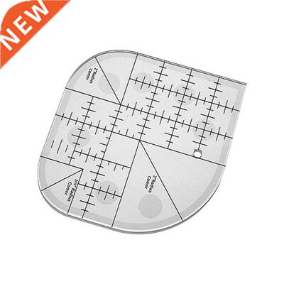 Creatve Curved Corner Cutter Qult Ruler, Sewng Patchwork