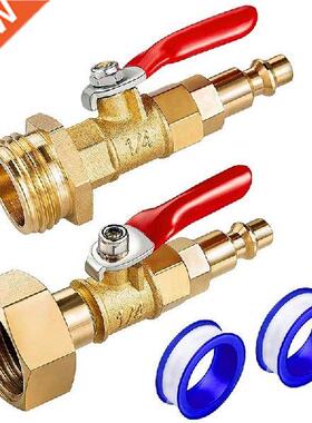 Brass Winterize Adapter With 2 Pcs 1/4 Inch Male Quick