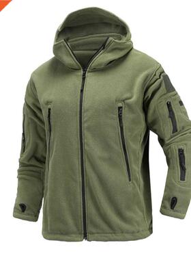 Hunting Hiking US Military Winter Thermal Fleece Tactical Ja