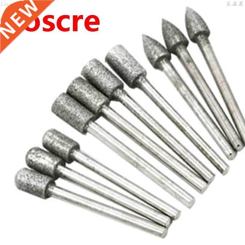 20/pcs 6X3mm Diamond Rotary Tool Sintered Diamond Burs Abra图片