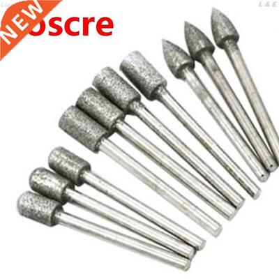 20/pcs 6X3mm Diamond Rotary Tool Sintered Diamond Burs Abra
