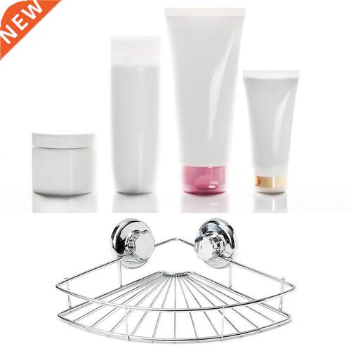 Stainless Steel Rack Punch-Free Bathroom Suction Shelf Wall-