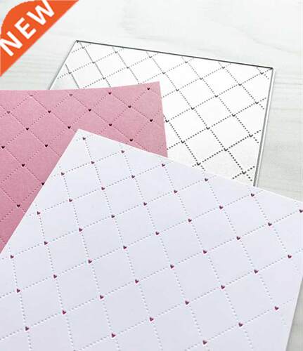New Heart hole rectangular frame metal Cutting Dies Stencils