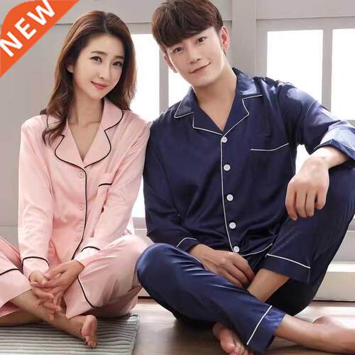 Men's Nightwear Couple Clothes Women Sleepwear ndyol Pajama