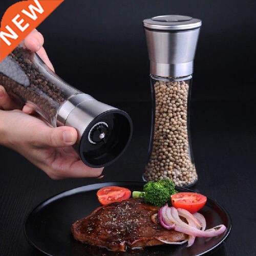 Salt and Pepper Grinder Premium Brushed Stainless Steel