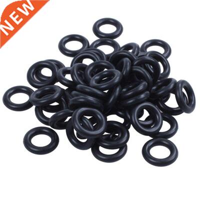 50x Black 16mm OD 9mm Inner Dia Nitrile Rubber O-ring Oil Se