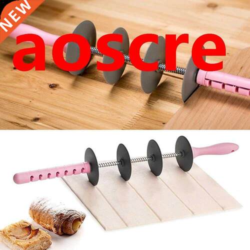 Adjustable Rolling Pin Multi Functional Bread Iron Slicer No