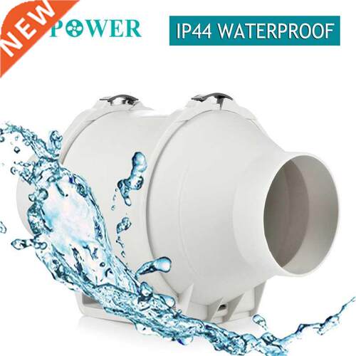 4''5''6''8''220V Inline Duct Fan with Smart Wired Switch Ti